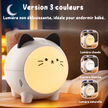 Kumo le Chat Zen - Veilleuse Enfant Rechargeable