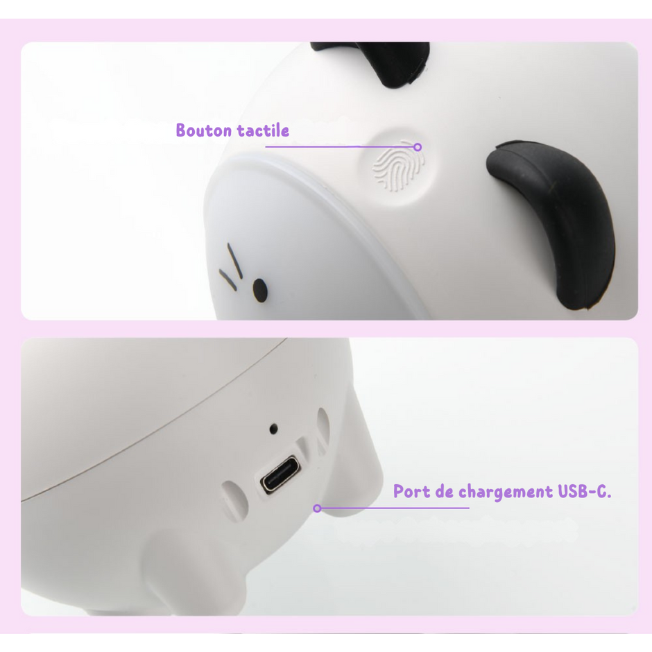 Kumo le Chat Zen - Veilleuse Enfant Rechargeable