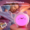 Pinki le Cochon Câlin - Veilleuse enfant Rechargeable