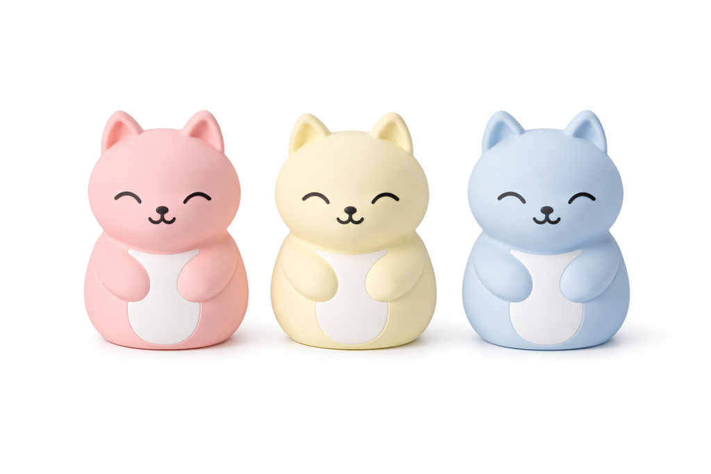 Céleste — Luminaire d'ambiance rechargeable en silicone.