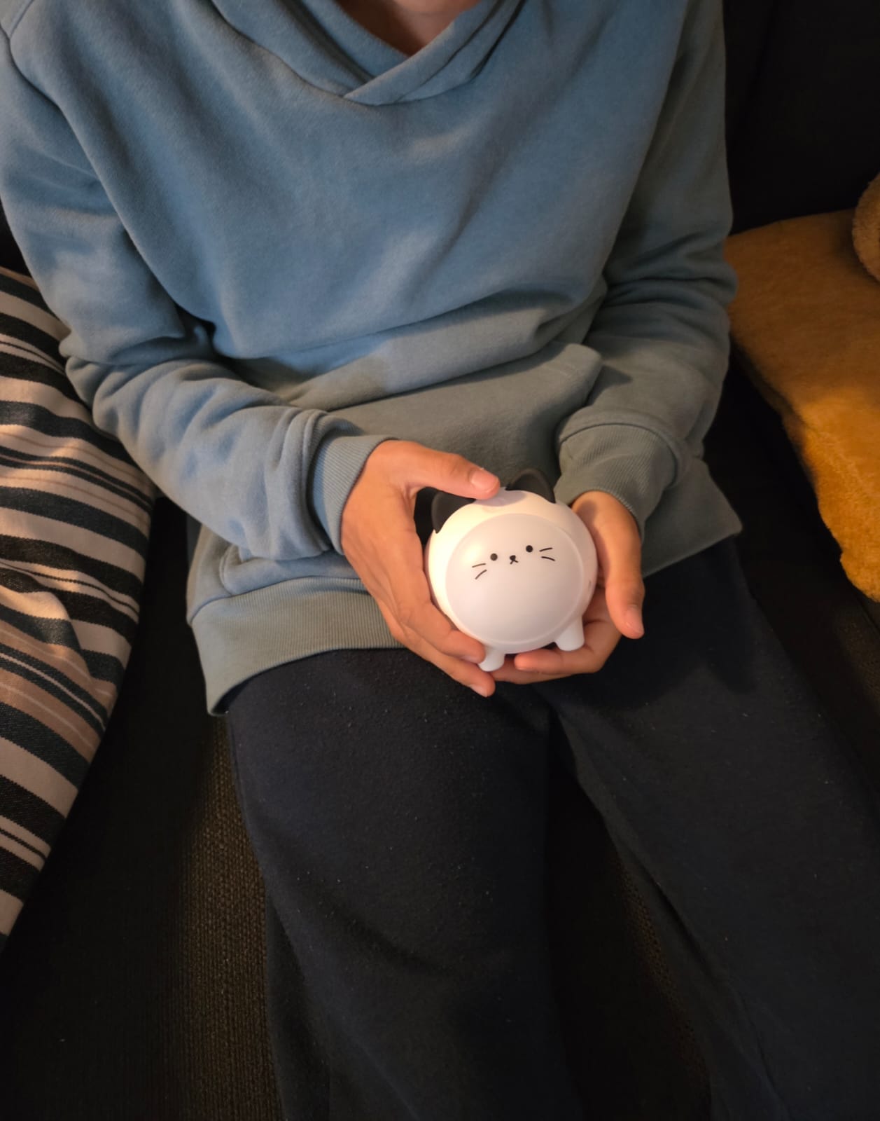 Kumo le Chat Zen - Veilleuse Enfant Rechargeable