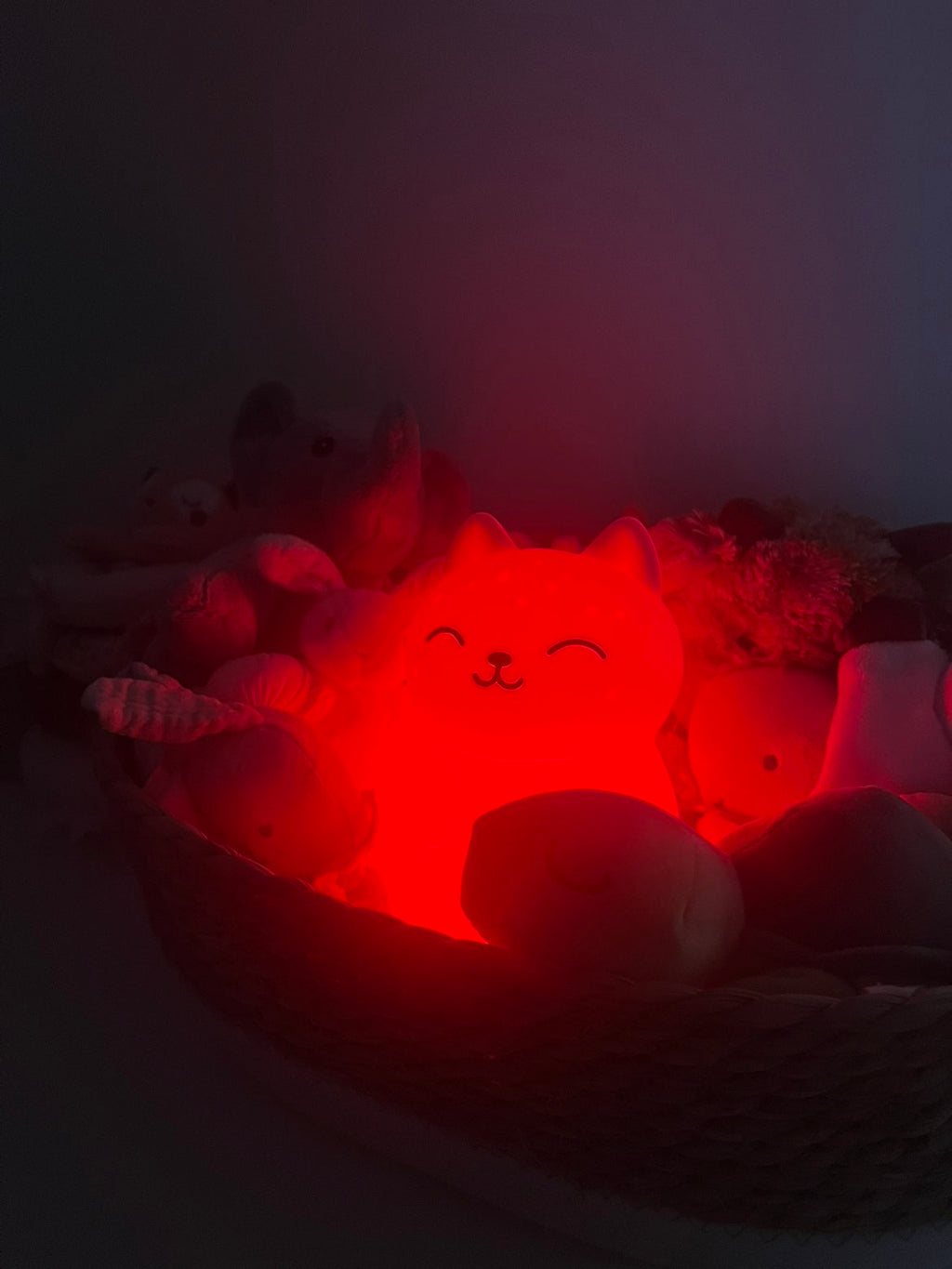 Veilleuse Bébé Céleste — Lumière Rouge, Sommeil Préservé